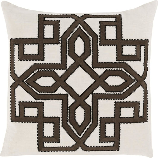 Gatsby Pillow - 33643 by Surya. Made from 100% linen in a modern style.