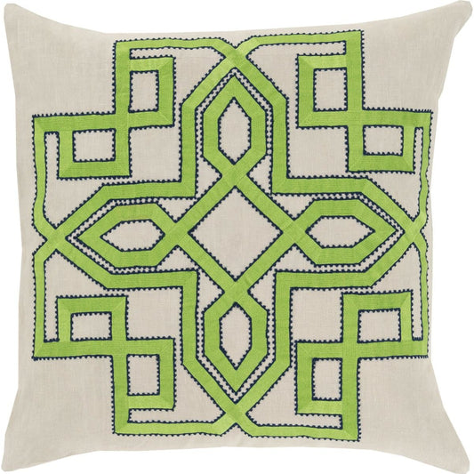 Gatsby Pillow - 33643 by Surya. Made from 100% linen in a modern style.