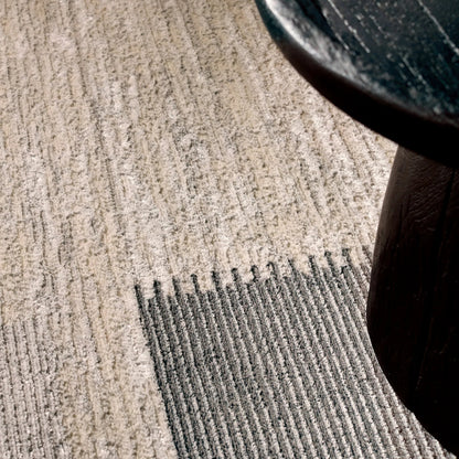 Gallium GLM01 Rug by Jaipur Living in cream, gray, beige. Made from 100% polyester in a unique style.
