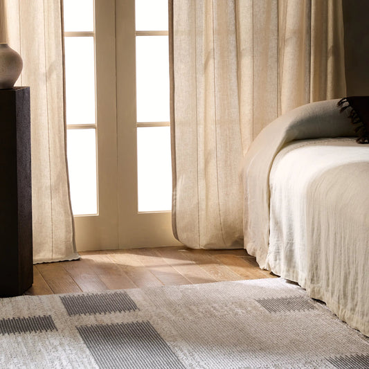 Gallium GLM01 Rug by Jaipur Living in cream, gray, beige. Made from 100% polyester in a unique style.