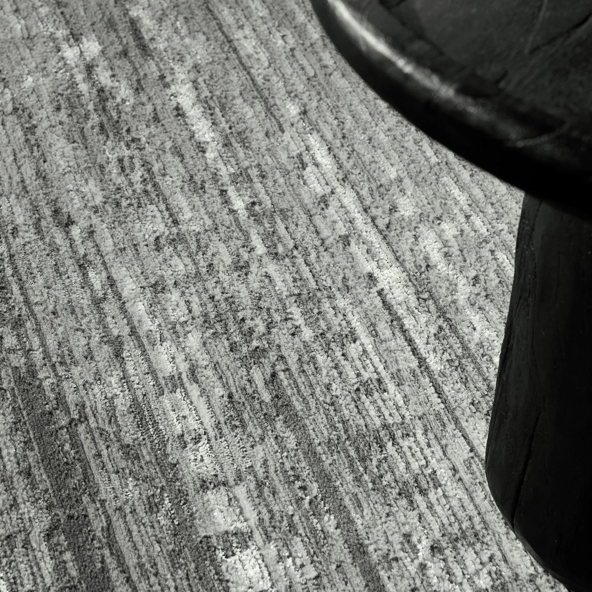 Gallium GLM02 Rug by Jaipur Living in dark gray, light gray. Made from 100% polyester in a unique style.