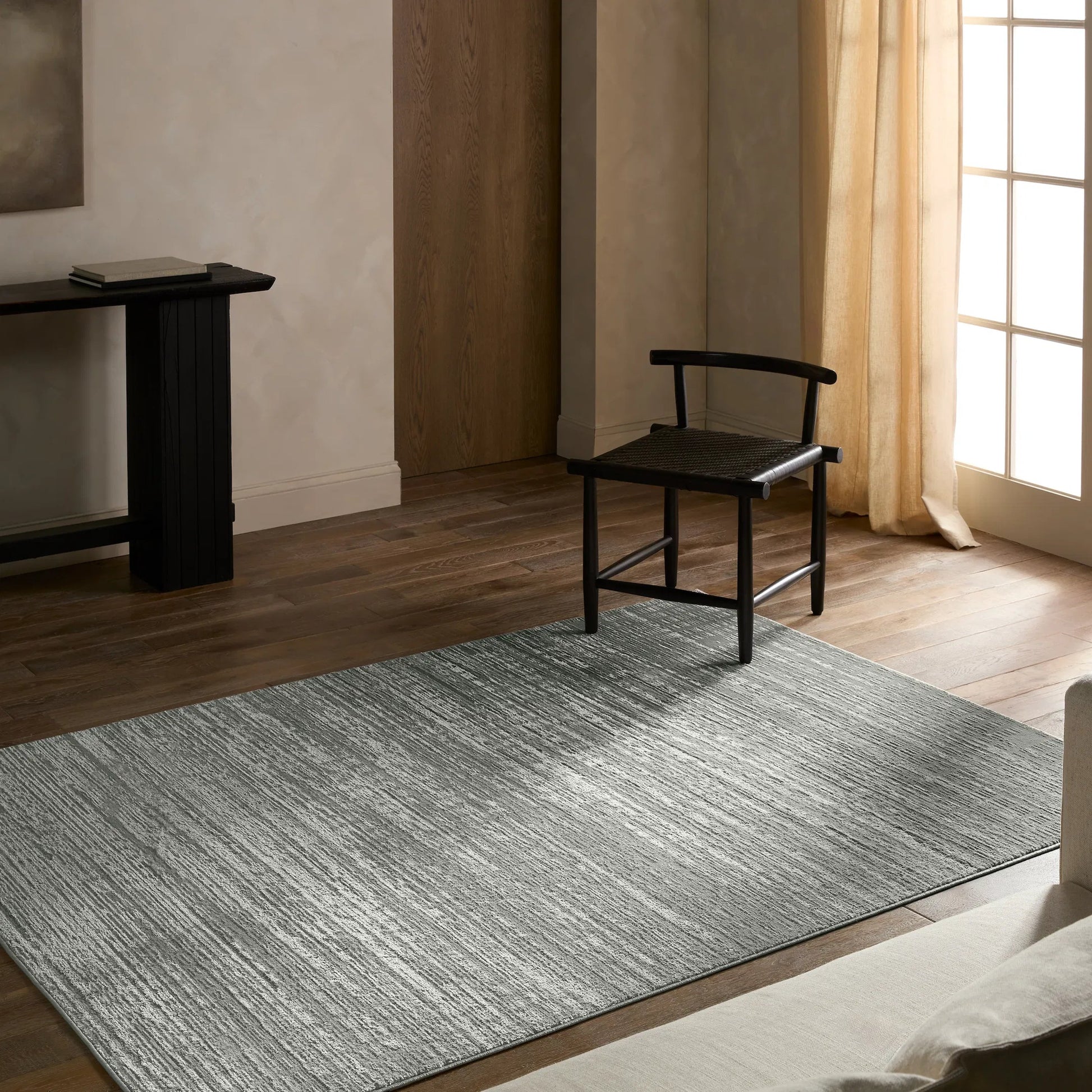 Gallium GLM02 Rug by Jaipur Living in dark gray, light gray. Made from 100% polyester in a unique style.