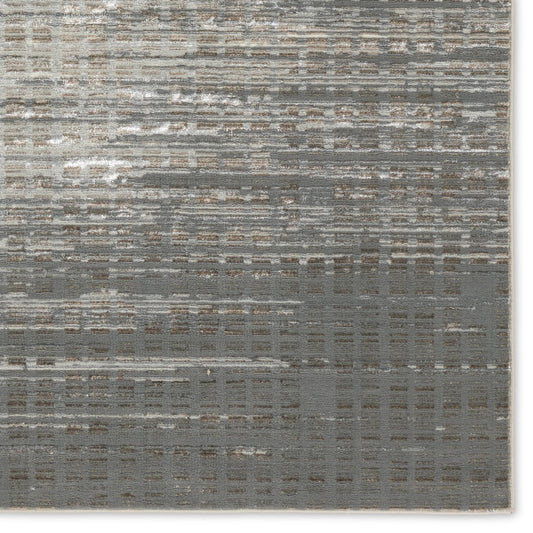 Gallium GLM03 Rug by Jaipur Living in taupe, gray. Made from 100% polyester in a unique style.