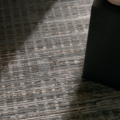 Gallium GLM03 Rug by Jaipur Living in taupe, gray. Made from 100% polyester in a unique style.