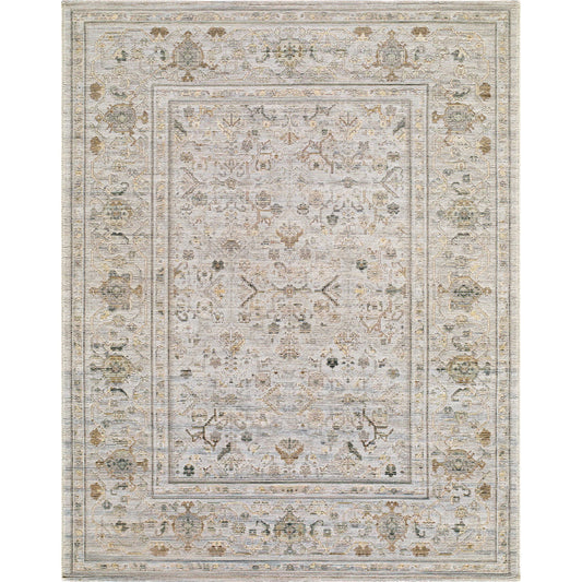 Goblen GLN-2300 Rug by Livabliss in ivory, taupe, sage, charcoal, sandstone. Made from wool, cotton, polyester in a unique style.