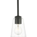 Miles One Light Mini-Pendant by Generation Lighting. Made from steel in a traditional style.