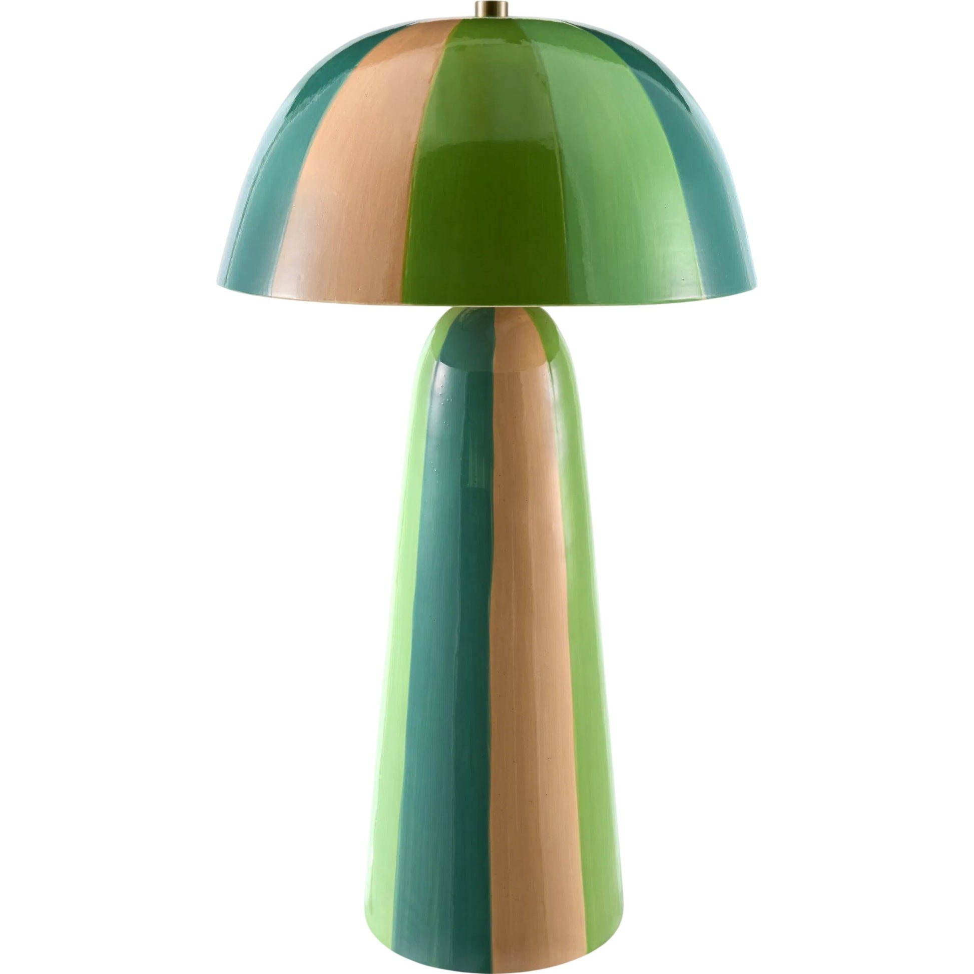 Galleria Accent Table Lamp by Livabliss in colored, electroplated. Made from ceramic, polyester, iron in a unique style.