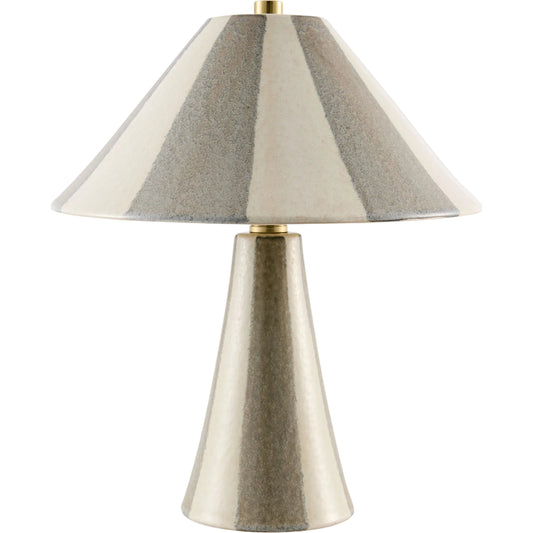 Galleria Accent Table Lamp by Livabliss in colored, electroplated. Made from ceramic, polyester, iron in a unique style.