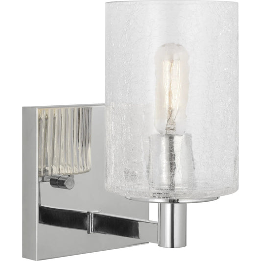 Parker One Light Bath Vanity Sconce by Generation Lighting. Made from steel in a unique style.