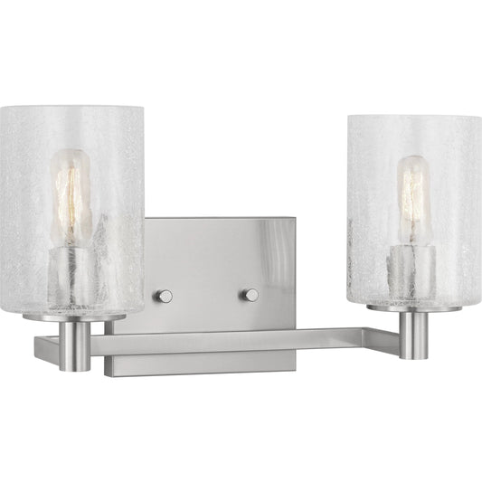 Parker Two Light Bath Vanity by Generation Lighting. Made from steel in a unique style.