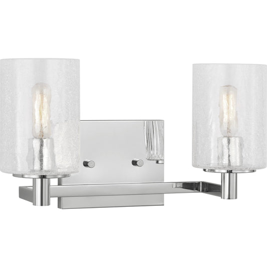 Parker Two Light Bath Vanity by Generation Lighting. Made from steel in a unique style.
