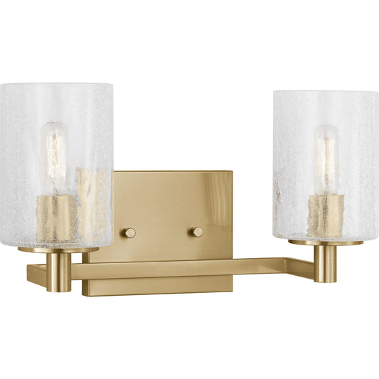 Parker Two Light Bath Vanity by Generation Lighting. Made from steel in a unique style.