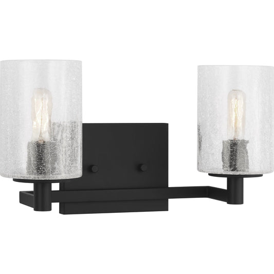Parker Two Light Bath Vanity by Generation Lighting. Made from steel in a unique style.