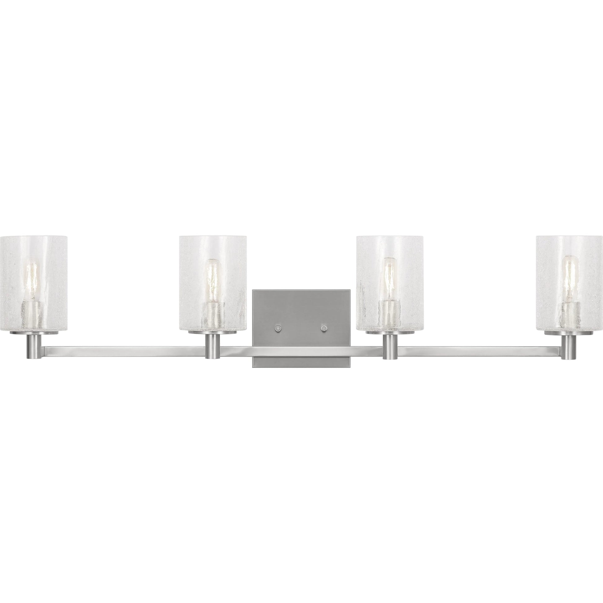 Parker Four Light Bath Vanity by Generation Lighting. Made from steel in a transitional style.