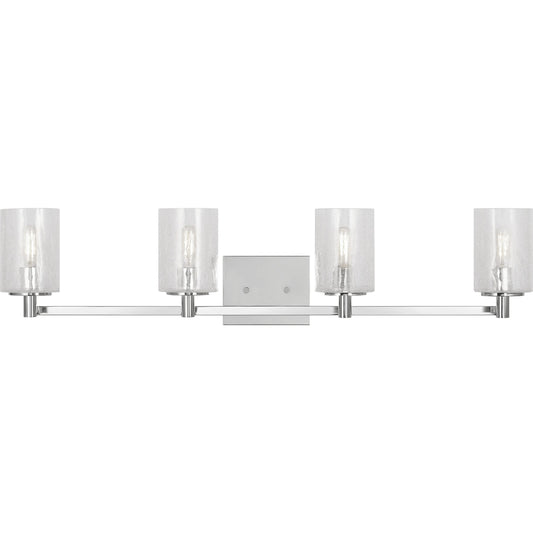 Parker Four Light Bath Vanity by Generation Lighting. Made from steel in a unique style.