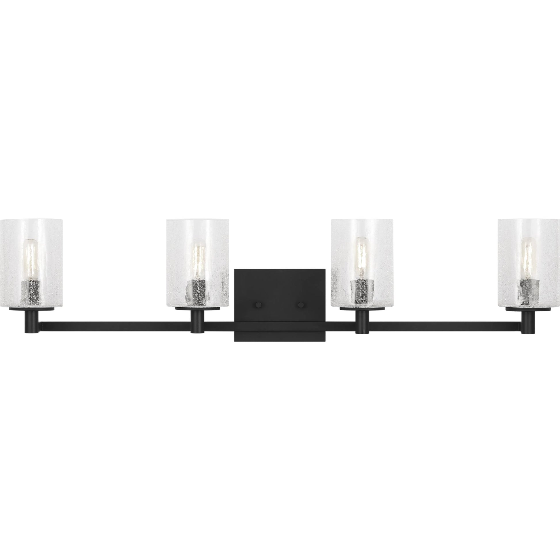 Parker Four Light Bath Vanity by Generation Lighting. Made from steel in a transitional style.