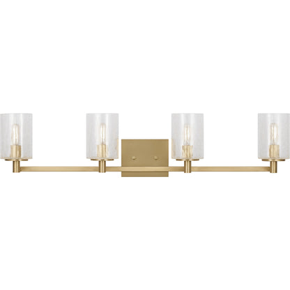 Parker Four Light Bath Vanity by Generation Lighting. Made from steel in a transitional style.