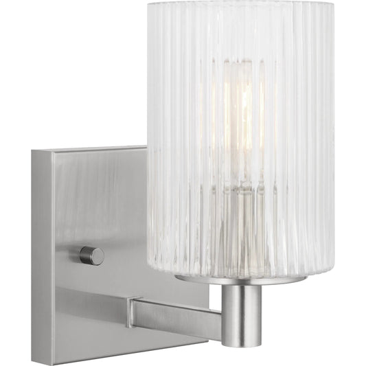 Lando Vanity Sconce by Generation Lighting. Made from steel in a transitional style.