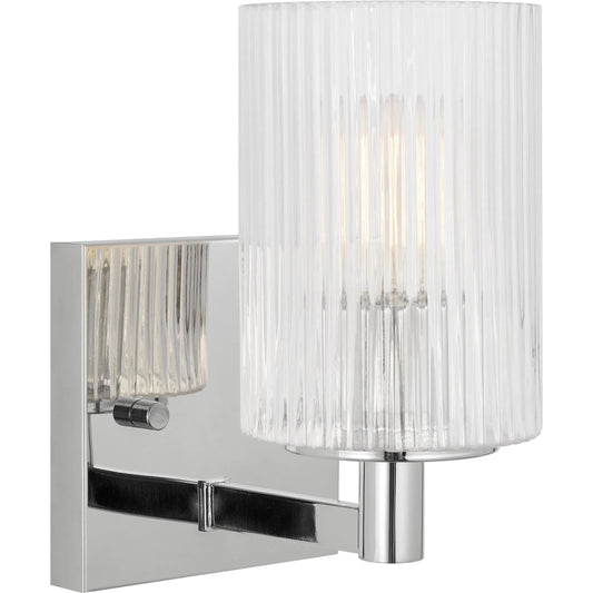 Lando Vanity Sconce by Generation Lighting. Made from steel in a transitional style.