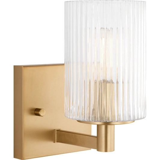 Lando Vanity Sconce by Generation Lighting. Made from steel in a transitional style.