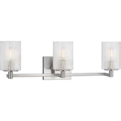 Lando Three Light Vanity Light by Generation Lighting. Made from steel in a transitional style.