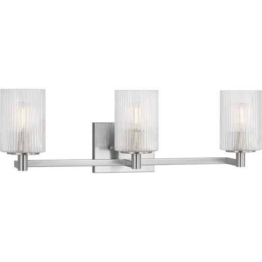 Lando Three Light Vanity Light by Generation Lighting. Made from steel in a transitional style.