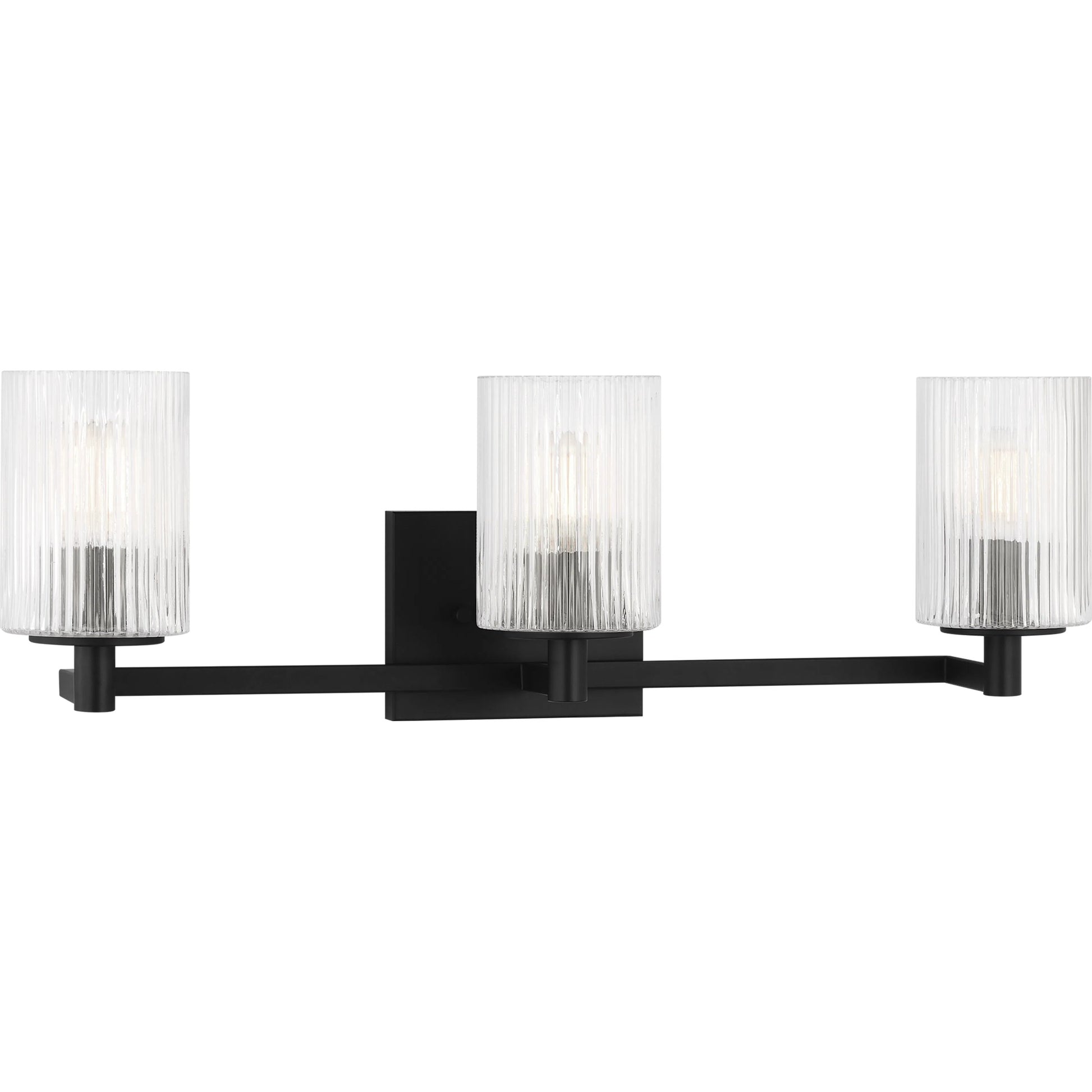 Lando Three Light Vanity Light by Generation Lighting. Made from steel in a transitional style.
