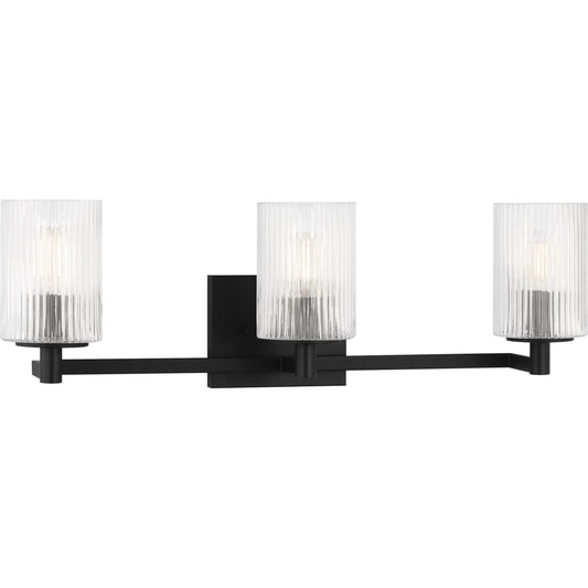 Lando Three Light Vanity Light by Generation Lighting. Made from steel in a transitional style.