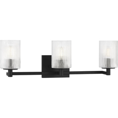 Lando Three Light Vanity Light by Generation Lighting. Made from steel in a transitional style.
