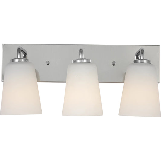 Miles Vanity Light by Generation Lighting. Made from steel in a unique style.