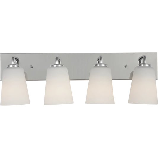 Miles Vanity Light by Generation Lighting. Made from steel in a unique style.