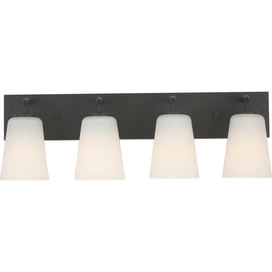 Miles Vanity Light by Generation Lighting. Made from steel in a unique style.