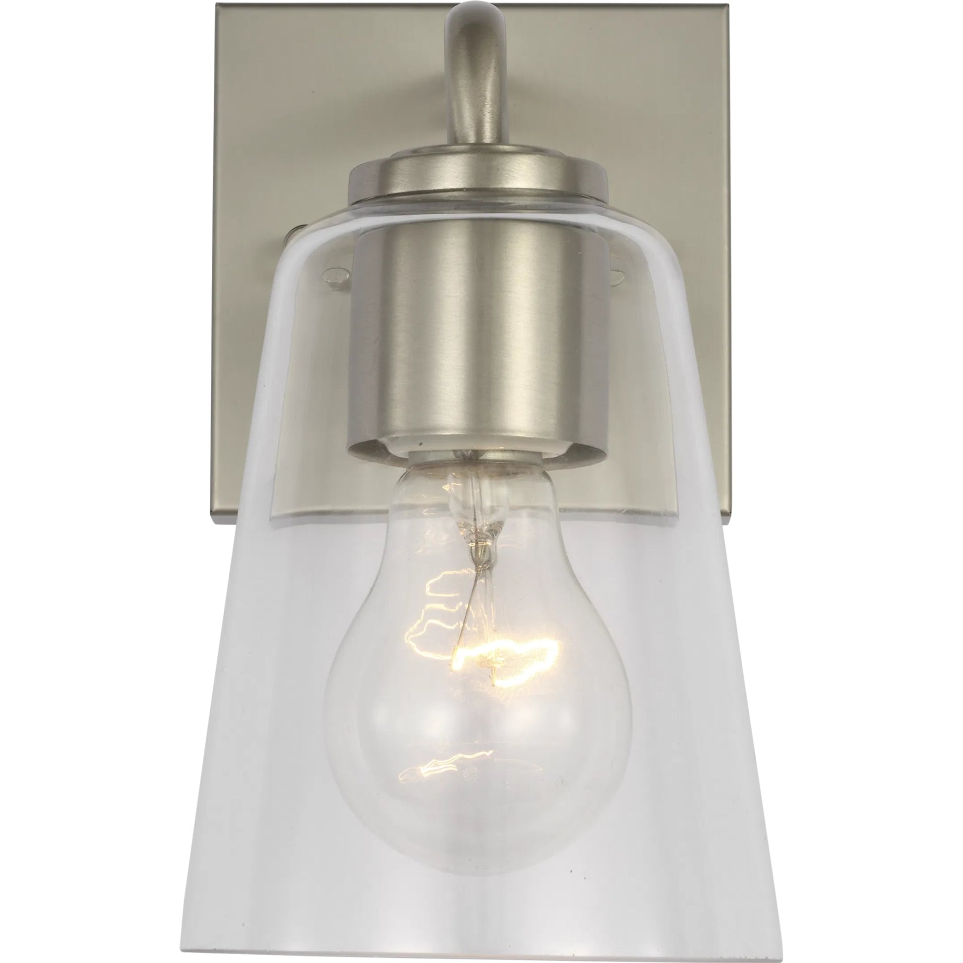 Miles Vanity Light by Generation Lighting. Made from steel in a traditional style.
