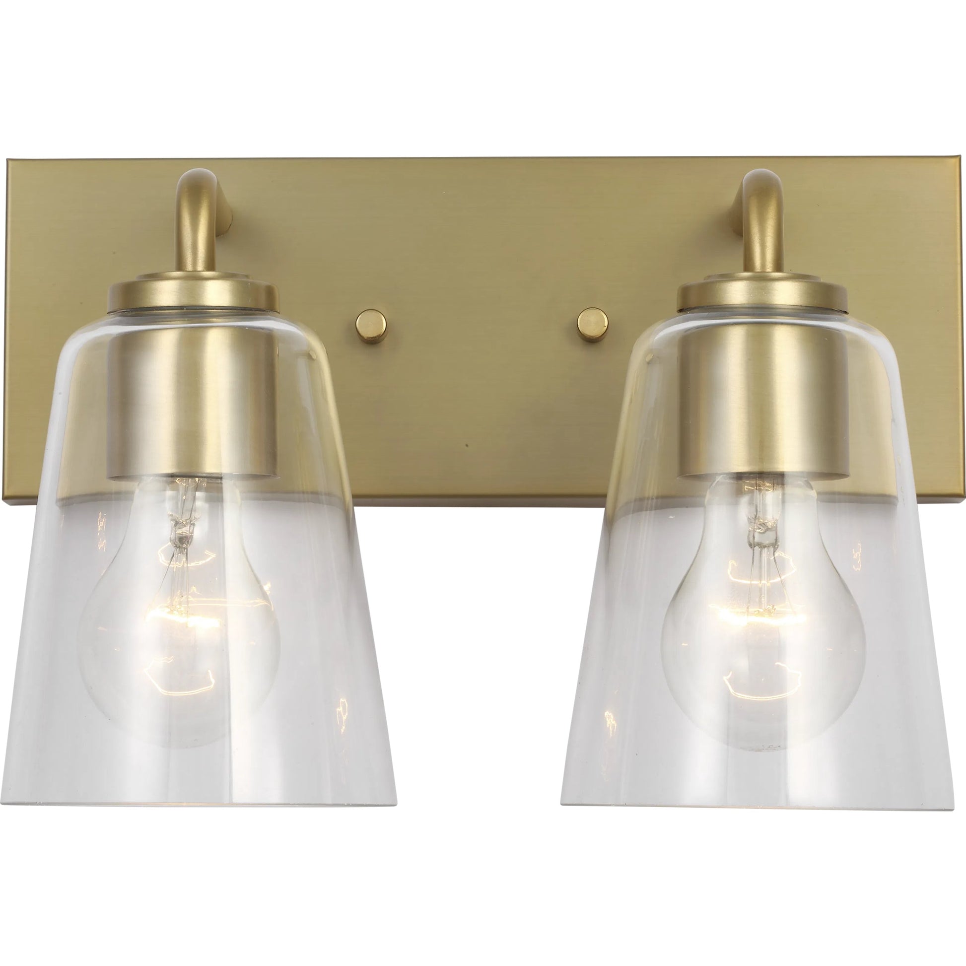 Miles Vanity Light by Generation Lighting. Made from steel in a traditional style.