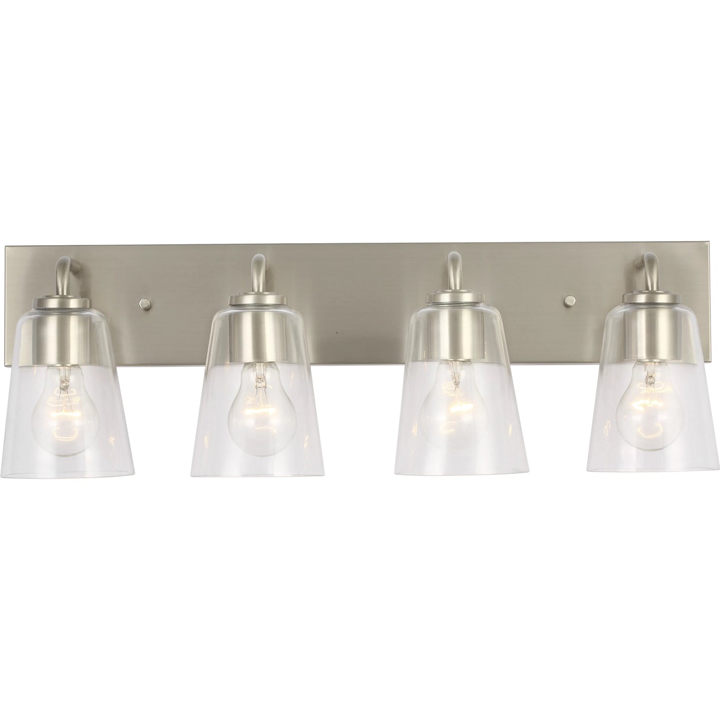 013 SI-2457056 | Primary Silo | Miles Vanity Light by Generation Lighting. Made from steel in a traditional style.