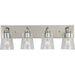 Miles Vanity Light by Generation Lighting. Made from steel in a traditional style.