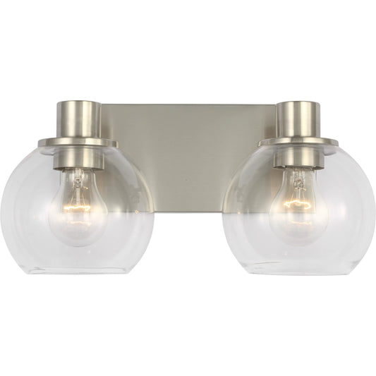 Rito Bath Vanity Light by Generation Lighting. Made from steel in a unique style.