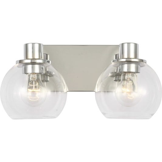 Rito Bath Vanity Light by Generation Lighting. Made from steel in a unique style.