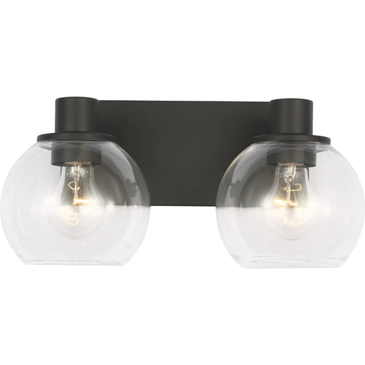 Rito Bath Vanity Light by Generation Lighting. Made from steel in a unique style.