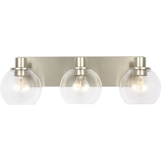 Rito Bath Vanity Light by Generation Lighting. Made from steel in a unique style.
