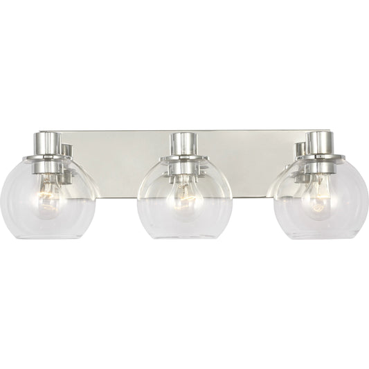 Rito Bath Vanity Light by Generation Lighting. Made from steel in a unique style.