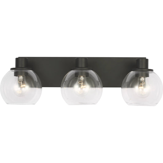 Rito Bath Vanity Light by Generation Lighting. Made from steel in a unique style.