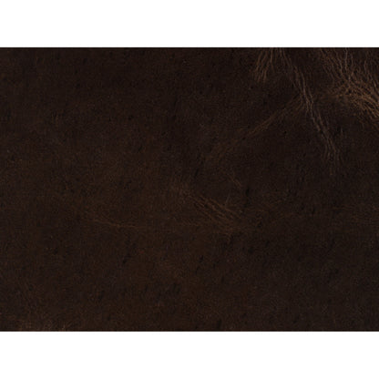 Chester Stationary Sofa by Hooker Furniture in brown. Made from leather in a rustic style.