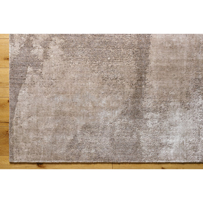 Glory GLY-2302 Rug by Surya in taupe, sandstone, driftwood, ash gray. Made from face: 65% wool, 35% viscose in a unique style.