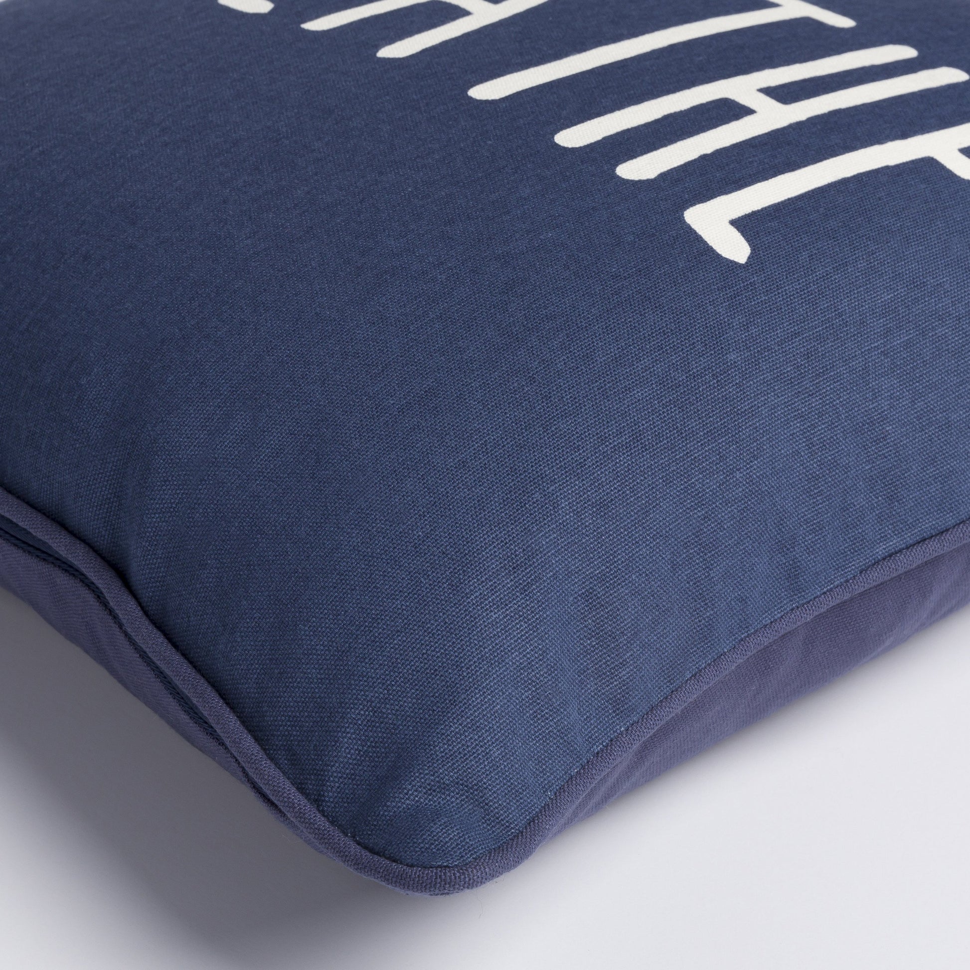 Glyph Breathe Pillow by Surya in gray. Made from 100% cotton in a modern style.