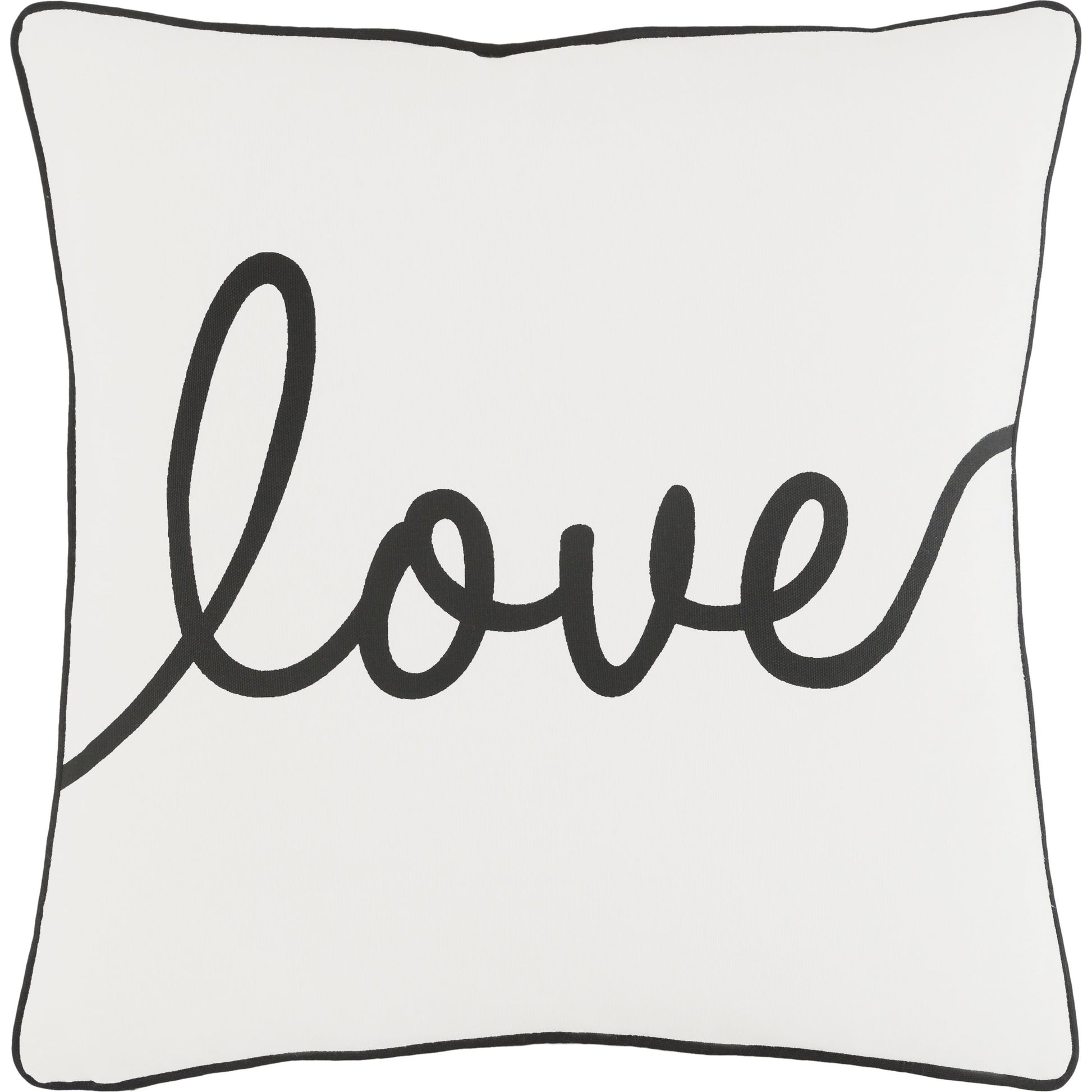 Glyph Pillow - 16319 by Surya in gray. Made from 100% cotton in a modern style.