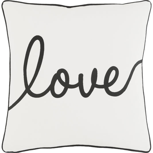 Glyph Pillow - 16319 by Surya. Made from 100% cotton in a modern style.