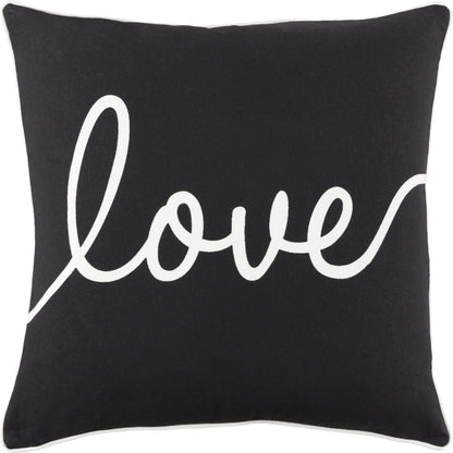 Glyph Pillow - 16319 by Surya in gray. Made from 100% cotton in a modern style.