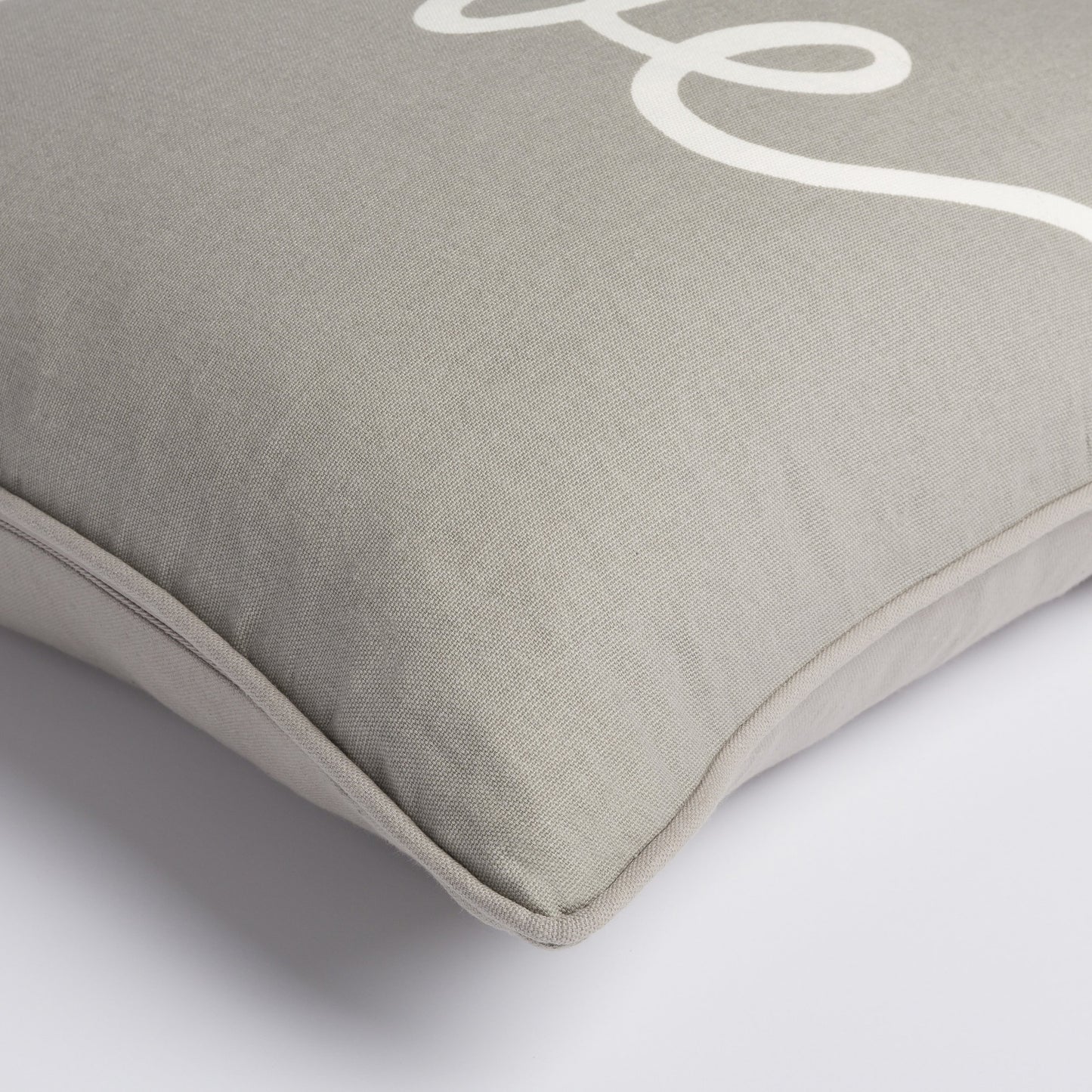 010 S-346606,S-346607 | Closeup | Glyph Pillow - 16319 by Surya in gray. Made from 100% cotton in a modern style.