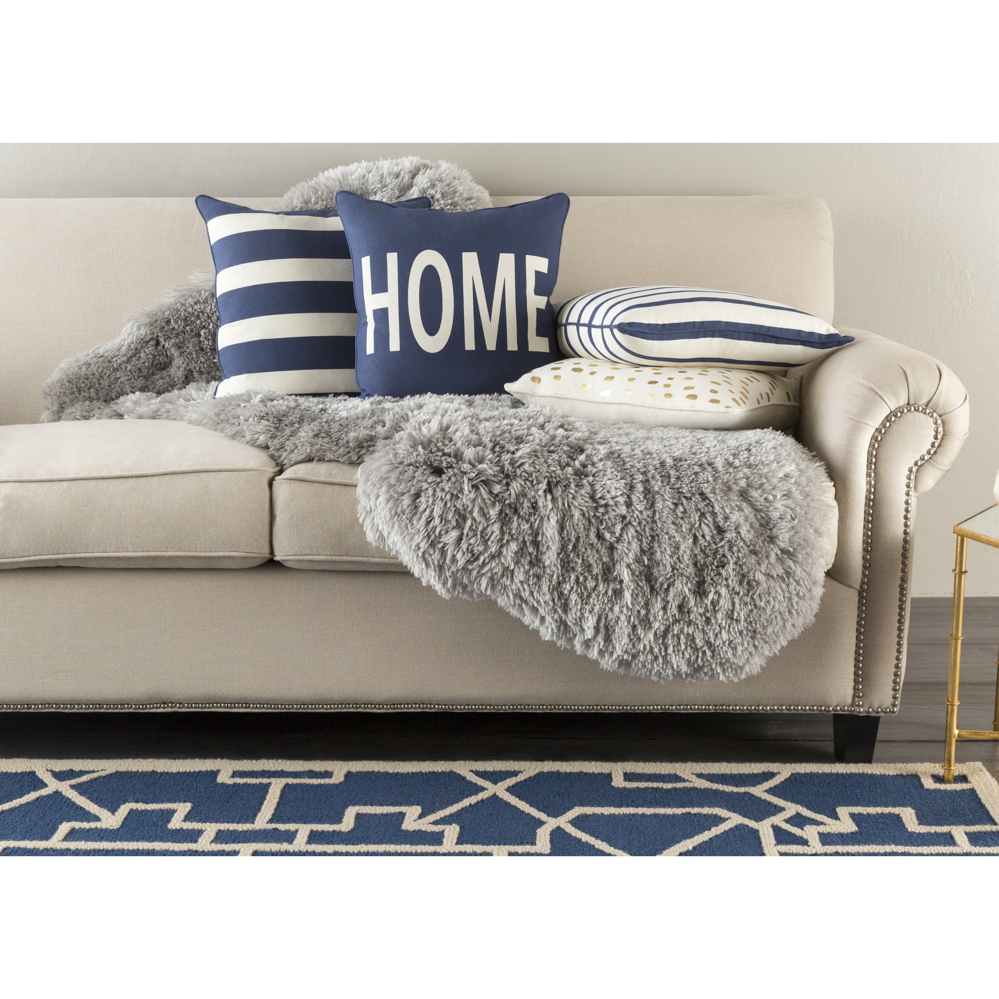 Glyph Pillow - 16321 by Surya in not loaded. Made from 100% cotton in a modern style.